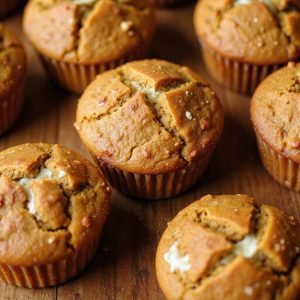 delicious pumpkin cheesecake muffins
