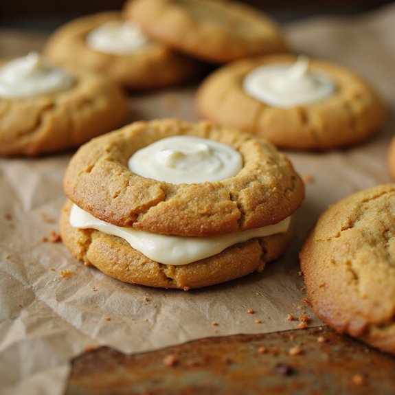 delicious pumpkin cream cookies