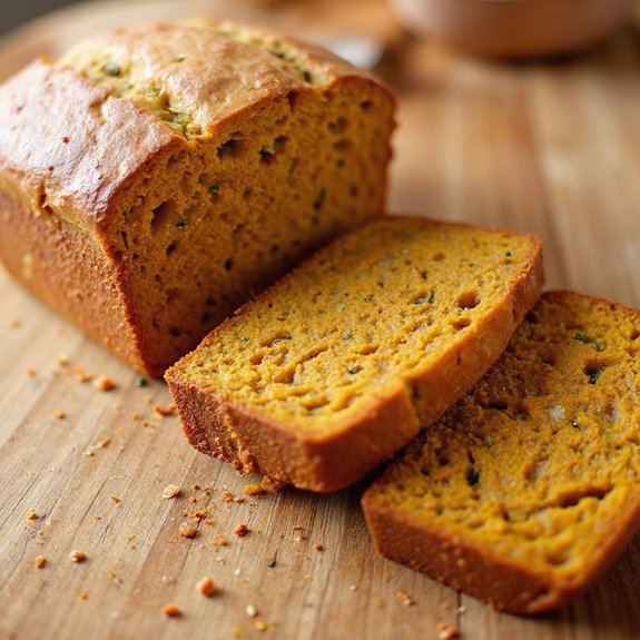 delicious pumpkin zucchini bread
