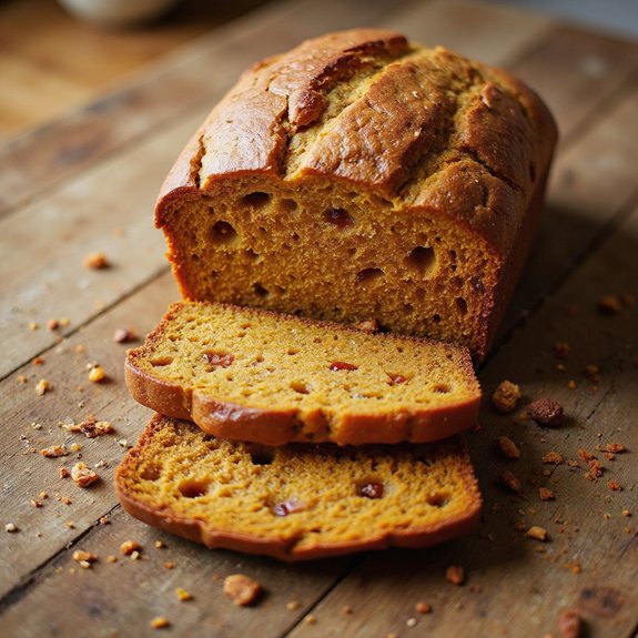delicious spiced pumpkin bread