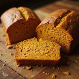 deliciously moist pumpkin bread