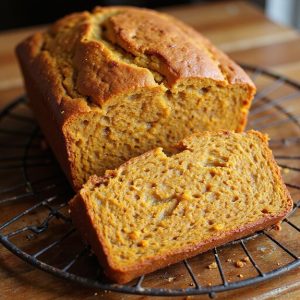 deliciously soft pumpkin loaf
