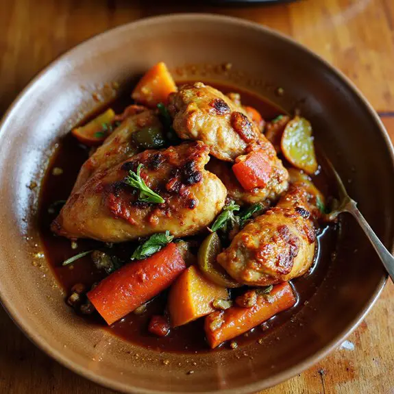 flavorful caribbean chicken dish