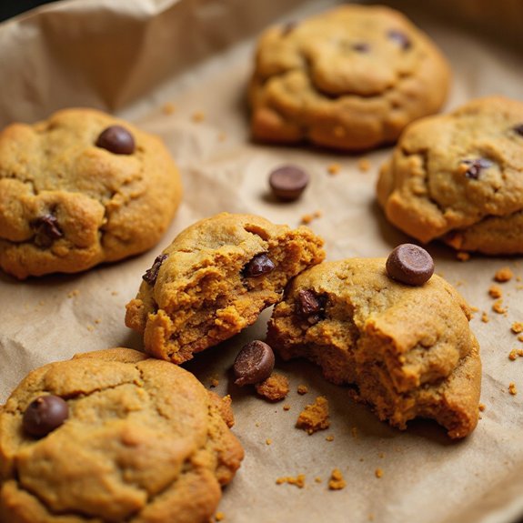 fluffy pumpkin flavored cookies