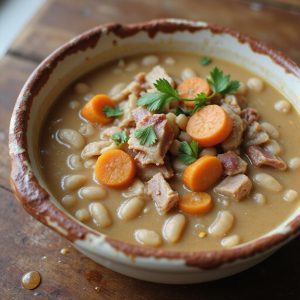 hearty bean and ham soup