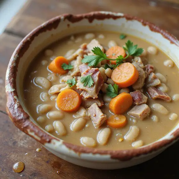 hearty bean and ham soup