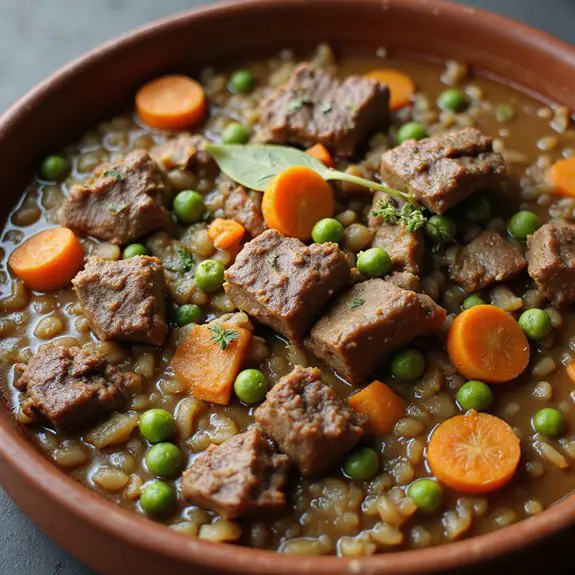 hearty beef and barley