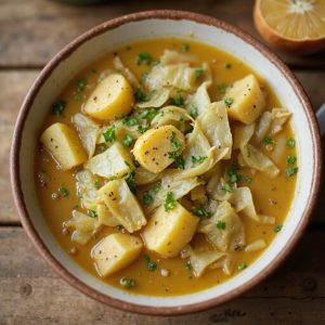 hearty cabbage potato soup