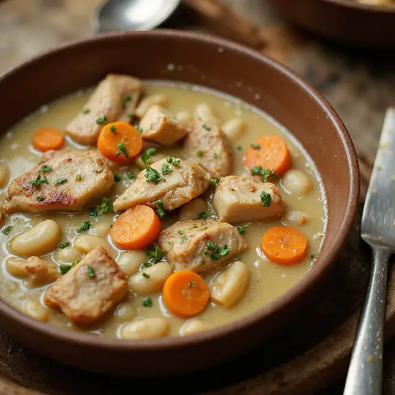 hearty chicken bean soup