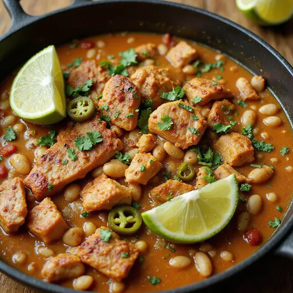 hearty chicken bean stew