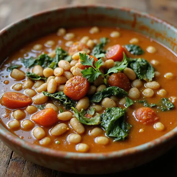 hearty garbanzo bean soup