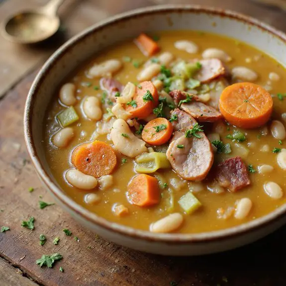hearty ham bean soup
