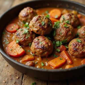 hearty meatball stew recipe