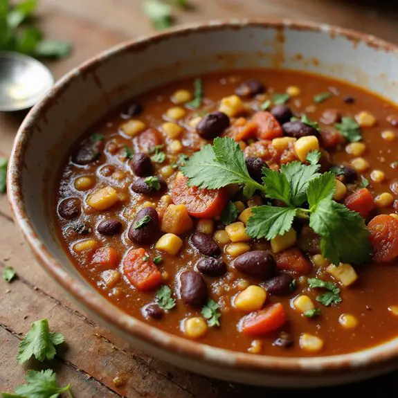 hearty mexican bean soup