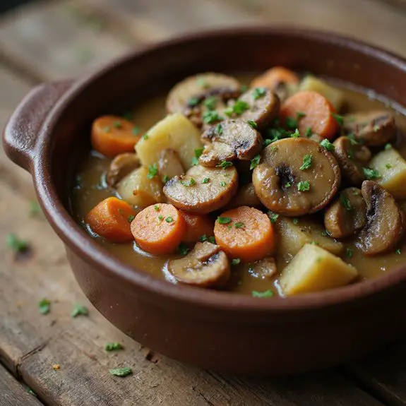 hearty mushroom stew recipe