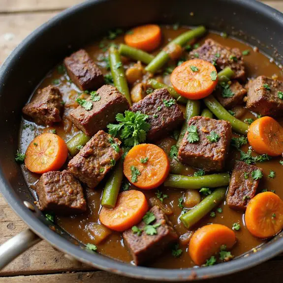 hearty summer beef stew
