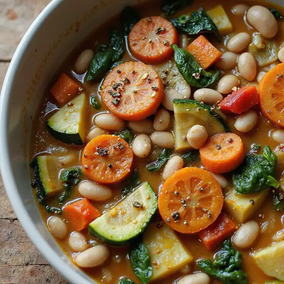 hearty vegetable bean soup