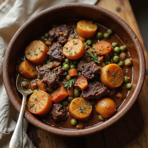 hearty venison meat stew