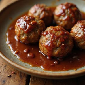 meatballs in grape sauce