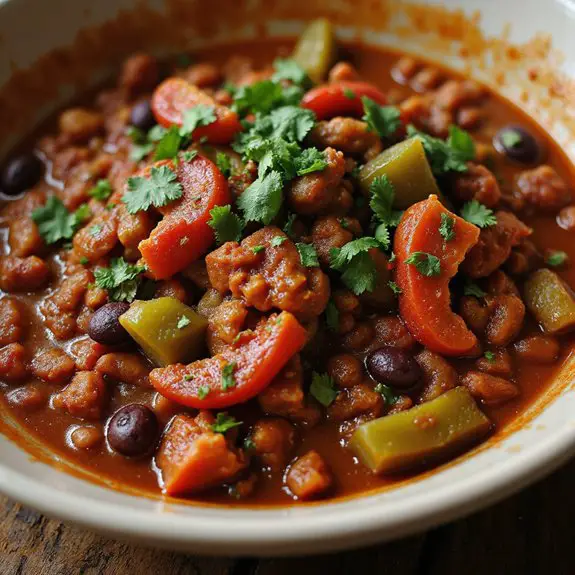 meatless chili dish recipes