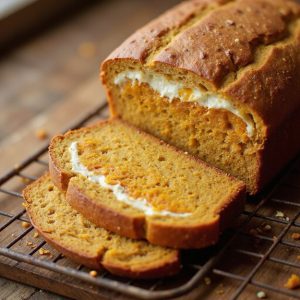 pumpkin bread with cottage cheese