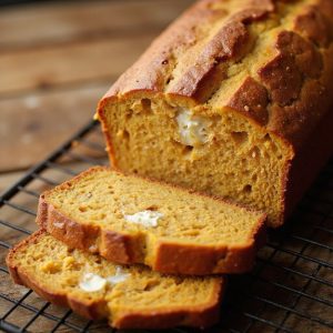 pumpkin bread with sour cream