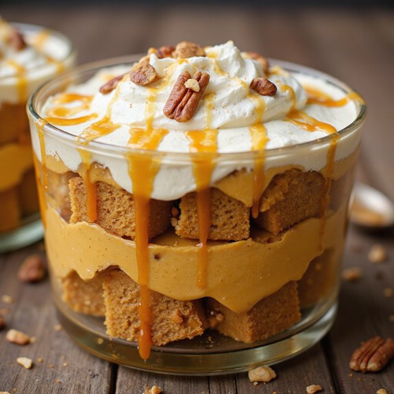 pumpkin cheesecake dessert layers