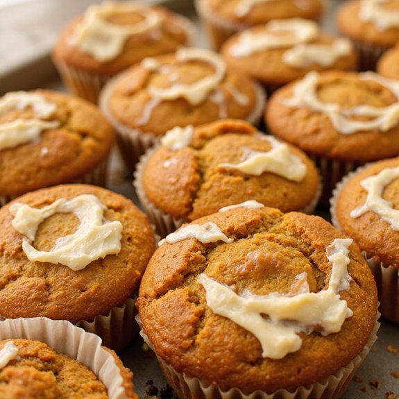 pumpkin cream cheese muffins