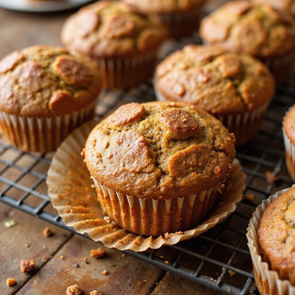 pumpkin flavored applesauce muffins