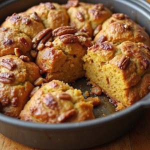 pumpkin flavored biscuit bread