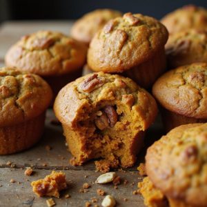 pumpkin flavored breakfast muffins