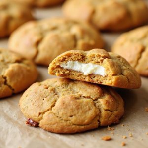 pumpkin flavored cheesecake cookies