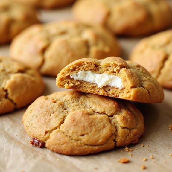 pumpkin flavored cheesecake cookies