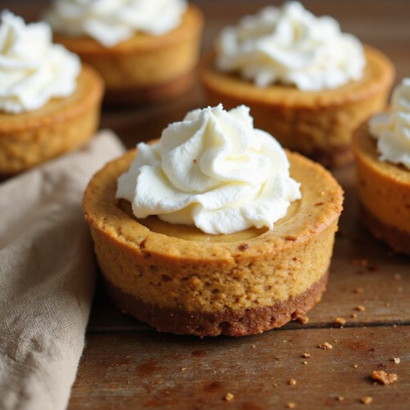 pumpkin flavored cheesecake dessert