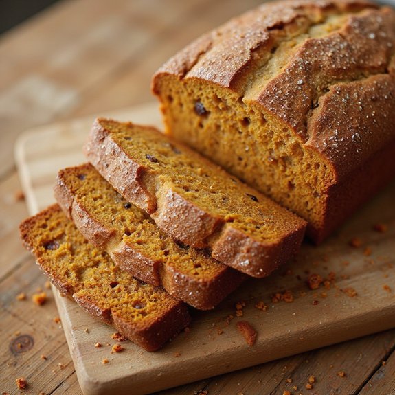 pumpkin flavored snickerdoodle bread