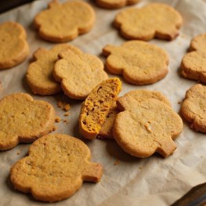 pumpkin shaped cookie treats