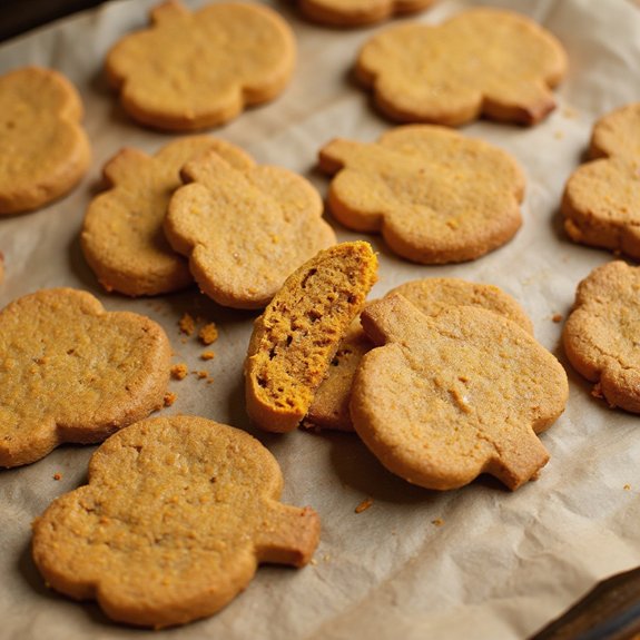 pumpkin shaped cookie treats