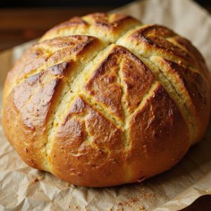 pumpkin shaped sourdough bread