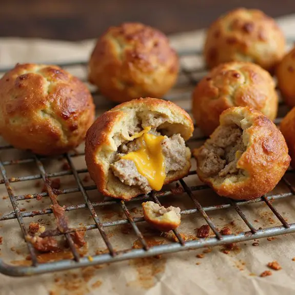 savory breakfast sausage bites