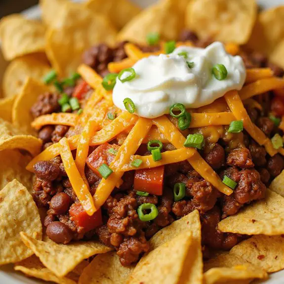 savory chili with fritos