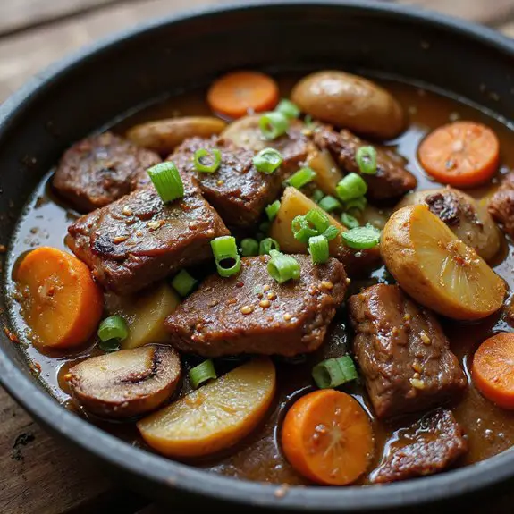 savory korean beef dish