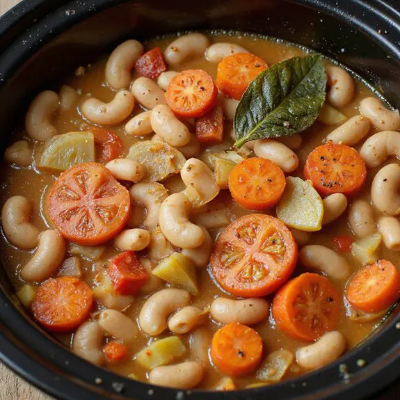 slow cooked bean soup recipe