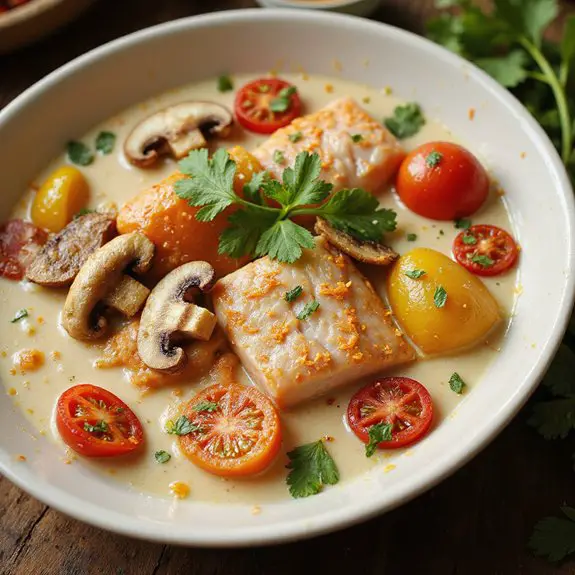 spicy and flavorful salmon soup