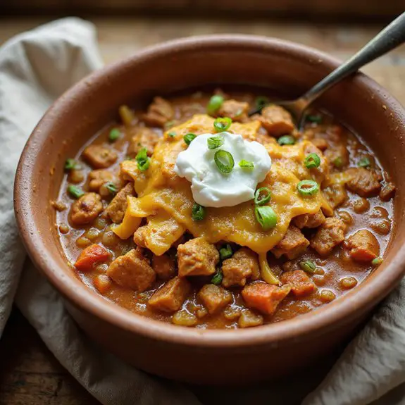 spicy buffalo chicken stew