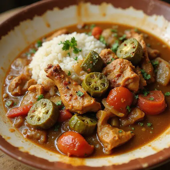 spicy chicken and vegetables