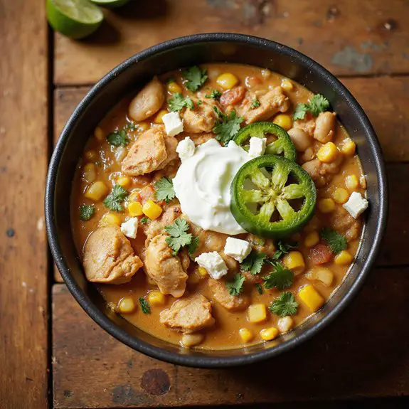 spicy chicken corn chili