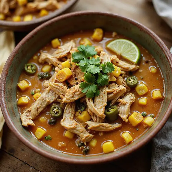 spicy chicken soup recipe