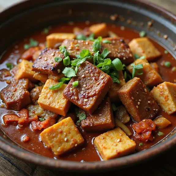 spicy fermented vegetable soup