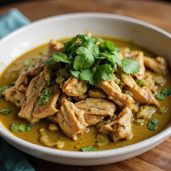 spicy green chili chicken