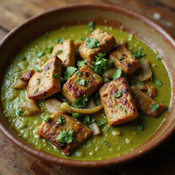spicy green chili pork